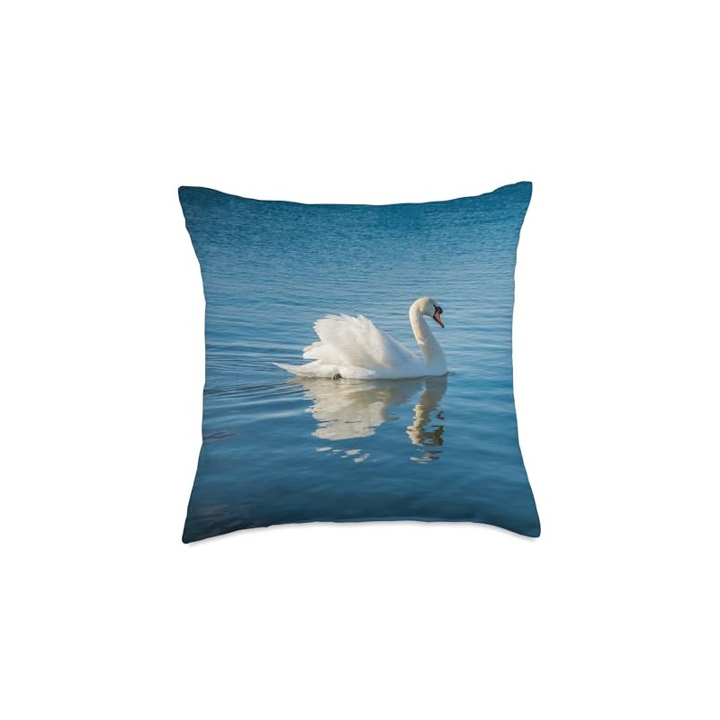 Swan Throw Pillow