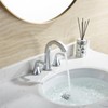 Bathroom Faucet for Sink 3 Hole, Chrome 8 Inch Widespread