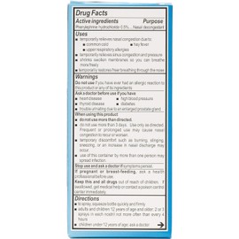 Neo-Synephrine Nasal Decongestant Spray Regular Strength 0.50 oz (PACK OF 3)