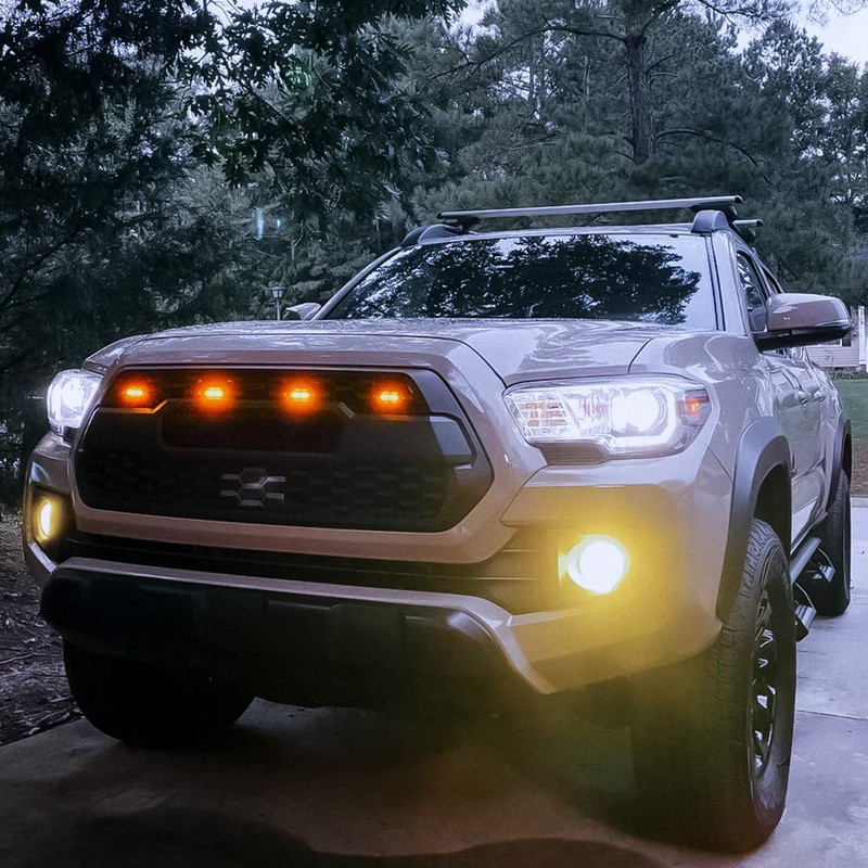 MAXHAWK LED Grill Light Kit Compatible with 2016-2023 Toyota Tacoma