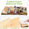 Graceware Bamboo Spice Drawer Organizer for Insert Shallow Drawer, 8