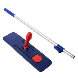 Prieser 3-in-1 Professional Mix Floor Mop Set - Industrial Quality Cleaning Agent - Mop Set Cotton 50 cm - Includes High-Quality Telescopic Handle - Wiper Set