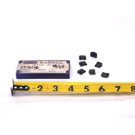 7pcs STELLRAM RAIDRILL US0-0.5156 DGZ Carbide 33/64 Spade Drill Inserts Series 0 - MW1517CM4