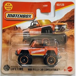 Matchbox 2025 MBX Field Car Convertible [Orange] Orange 93/125