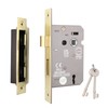 EAI Satin Brass Sashlock - Fire Rated & CE Approved