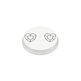 Pastidea - Matrix made of POM Heart Cuore Compatible with KitchenAid 5KPEXTA 5KSMPEXTA and Marcato