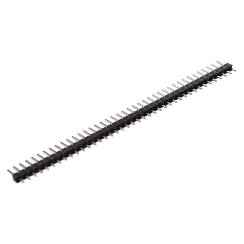 VKLSVAN 20pcs 40Pin 2.54mm Single Row Terminal Pin Header Strip