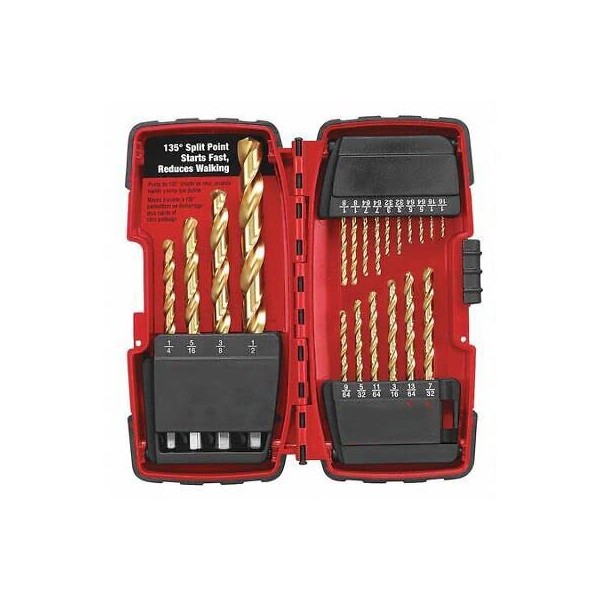 for Milwaukee Thunderbolt Titanium Drill Bit Set - 20 Pc,48-89-1105
