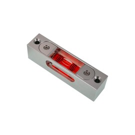 Bar type high-precision level, high-precision aluminum alloy metal adjustable level, bubble square bar type luminous magnetic multi specification ruler (90x21x25mm)