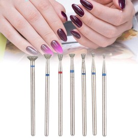 Nail Drill Bits Set, Sealing Cuticle Nail Drill Bit Ceramic Bits Set Electric Grinding Head Tool Nail File Nail Cutter Nail Drill Bit Set Cuticle Bit for Remove Acrylic Gel Nails Manicure Pedicure(#3)