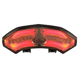 Motodynamic Integrated Sequential LED Tail Lights Smoke Lens for 2010-2014 Ducati Multistrada 1200 1200S