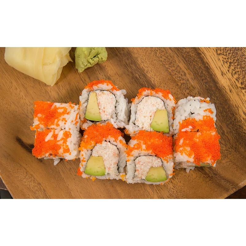 Orange Genki Tobiko Caviar - Frozen Flying Fish Roe (50g