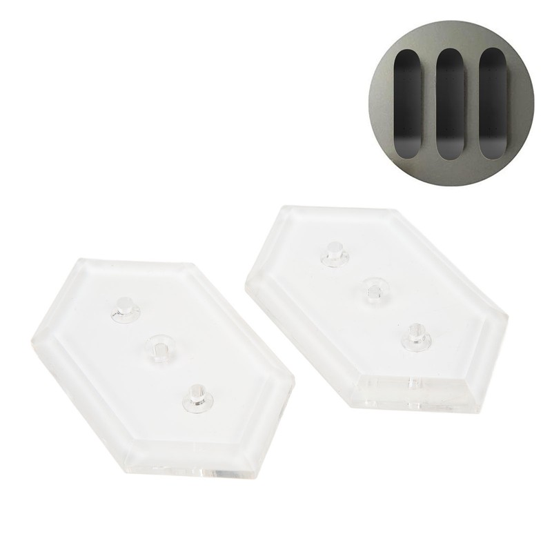 2 Sets Skateboard Hanger Wall Mounting Deck Rack Skateboarding Display