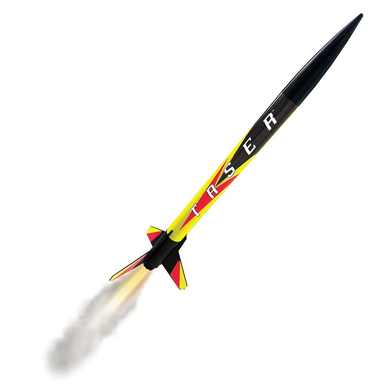 Estes 1491 Taser Rocket Launch Set, Beginner Flying-Rocket-Model Building Kit