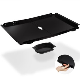 Replacement Grease Tray with Catch Pan for Dyna Glo Grill Replacement Parts, 24-30" Universal Drip Pan for 4 5 Burner Gas Grill Nexgrill Replacement Parts, Grill Tray for Kenmore BHG Expert (Black)