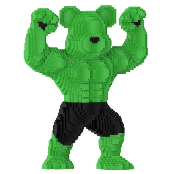 LAICAI Huge Green Bear Micro Building Block Set（10629PCS） Gifts for