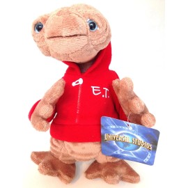 Universal Studios 9" E.T. Extra Terrestrial Red Sweatshirt Plush Toy New