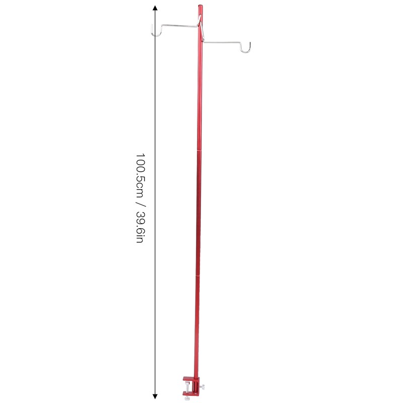 Folding Lamp Pole Aluminum Alloy Multi Function Camping Lantern Stand