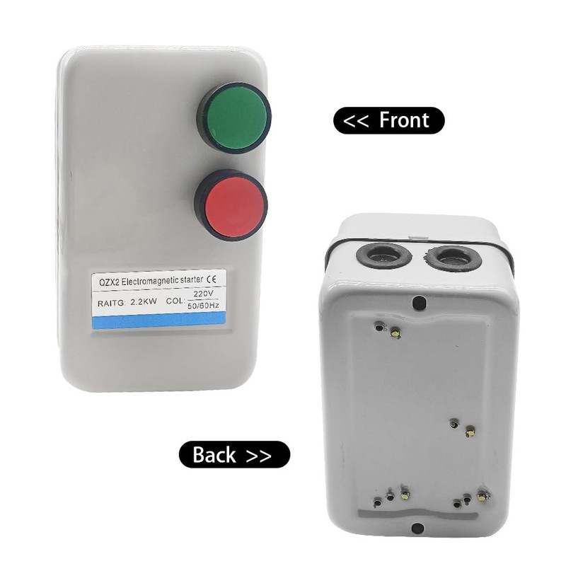 GOLACOD Magnetic Electric Motor Starter 220V 2.2KW 3HP 3 Phase