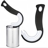 Zhenghebuy 2 Pcs Ring Pull Can Opener Aid,Effortless J-Shaped Can