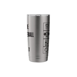 Coffee Pickleball Wine Ripeat Saying For Pickle Ball Stainless Steel Insulated Tumbler