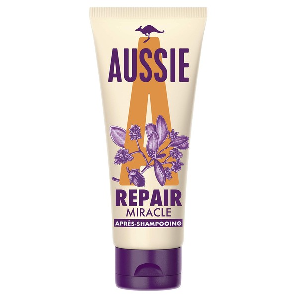 Aussie Repair Miracle Conditioner for Dry and Damaged Hair Jojoba Seed Oil 200ml