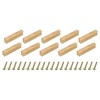 sourcing map 10Pcs Wood Drawer Pulls Handles with Screws Set