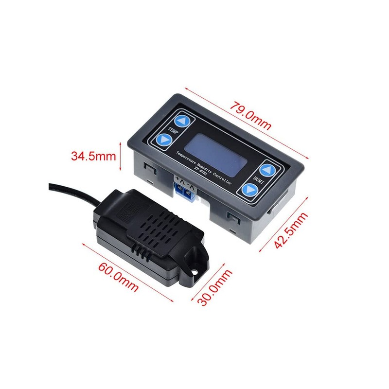DollaTek Temperature and Humidity Control Digital Display High Precision Dual