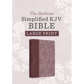 Barbour Simplified Kjv--Large Print [Plum & Paisley]