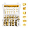 CAMNWAMN 66 PCS NPT Brass Pipe Fittings Assortment Kit, NPT