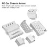 RC Chassis Armors Set, Stainless Steel Armor Plate RC Chassis