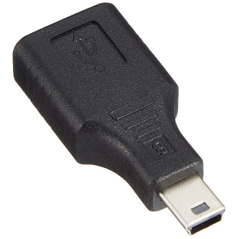 USB A (female) to mini USB (male) adapter USBAB-M5AN