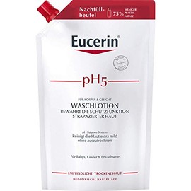 Eucerin pH5 Wash Lotion Refill Bag, 750 ml Gel