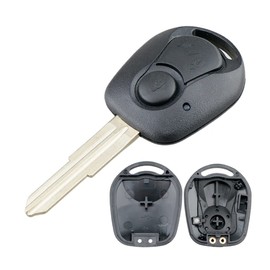 Key Fob Accessories Replacement 1 Button Cover for Ssangyong Actyon SUV Kyron Rexton