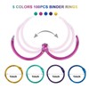 MUSCELL Binder Rings, Loose Leaf Rings,Office Book Rings - 1