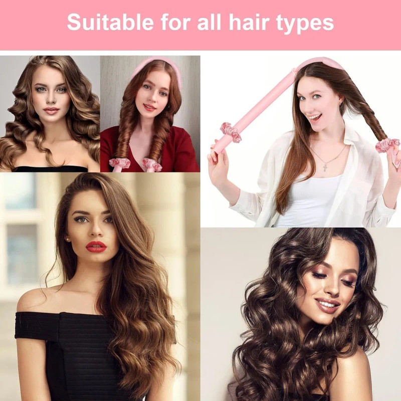 Rizadores De Pelo Sin Calor Para Cabello Largo Para Dormir