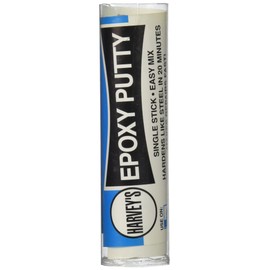 Harvey 44150 Epoxy Putty, 2 Oz, Plastic Tube, Gray/Beige, Sulfurous, Solid, Grey