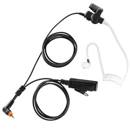 JUYODE SL300 TLK100 Earpiece for Motorola SL3500e SL7550e SL7580e SL7590e SL7500 SL7550 SL7580 SL7590 SL8550 SL4000 SL1K SL1M Walkie Talkie 1 pin 2.5mm with Acoustic Tube PTT Mic 2 Way Radio Headset