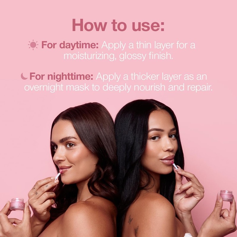Palladio Mascarilla Labial Nocturna Hidratación Intensa Manteca de Karité y