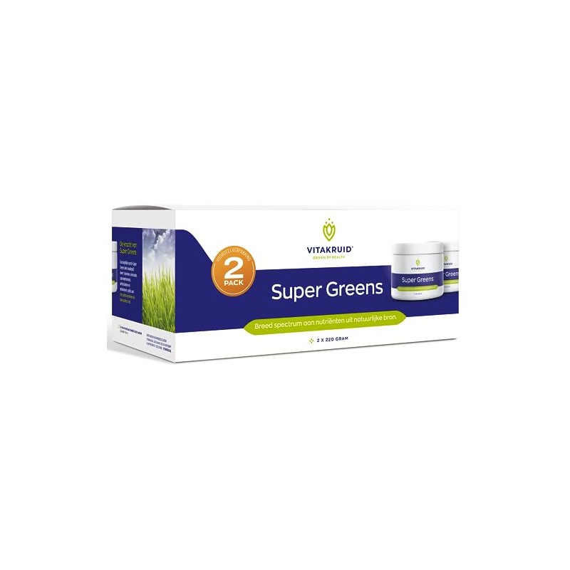 Vitakruid Super Greens Pack of 2 220 g 2 x
