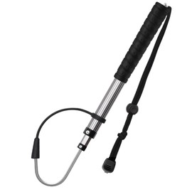 SAN LIKE Fishing Gaff Hook, Telescopic Gaff Hook, Spear Hook, Retractable Telescopic Aluminium Alloy Fishing Accessories, Fishing Hooks with Fishing Hooks and Rubber Handle, Suitable for Freshwater