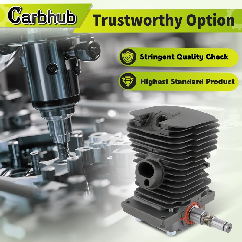 Carbhub MS180 Cylinder Piston Crankshaft for Stihl MS170 MS180 018