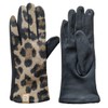 Azyekiny Women Leopard Print Touchscreen Gloves Womens Animal Printing Wool