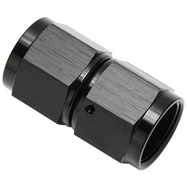 Podavelle 12AN Female to 12AN Female Straight Swivel Coupler Fitting Adapter Union Aluminum Black