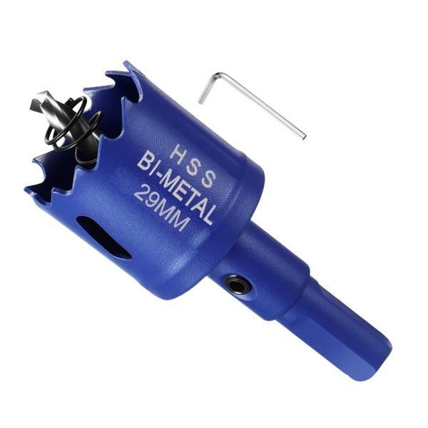 METALLIXITY Bi-Metal Hole Saw Kit 29mm (1-1/8"), M42 High Speed