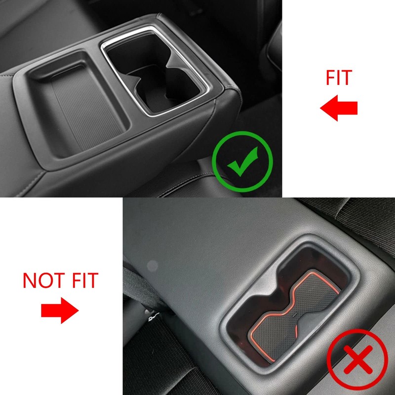 Xotic Tech Inner Rear Seat Water Cup Holder Panel Frame