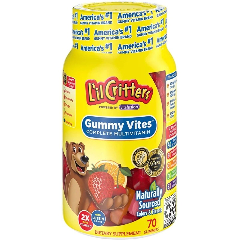 Multivitaminico L'il Critters 70 Gomitas