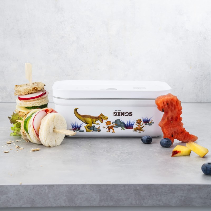 ZWILLING Fresh & Save Dinos Plastic Lunch Box Medium, Airtight