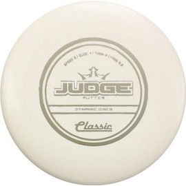 Dynamic Discs Disc Golf Classic Hard Judge Disc Golf Disc (Colors will Vary) 170-176g