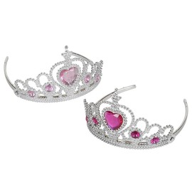 Rhode Island - Tiaras novedosas con piedras de corazón (paquete de 12)